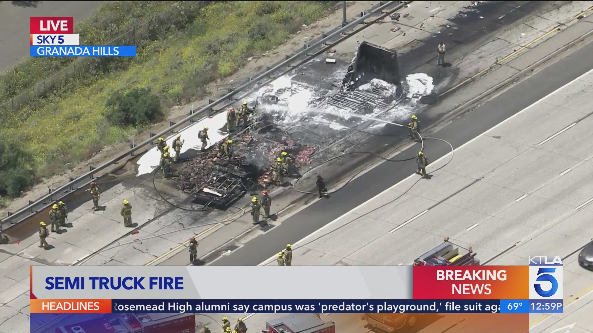 Fire on 5 Freeway Today: Significant Traffic Delays Reported as Fire Crews Battle Large Brush Blaze Near Major California Corridor