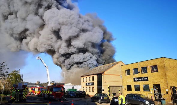 Harlow fire today: Emergency services confirm major response as crews battle industrial blaze in Essex, residents urged to keep windows and doors closed
