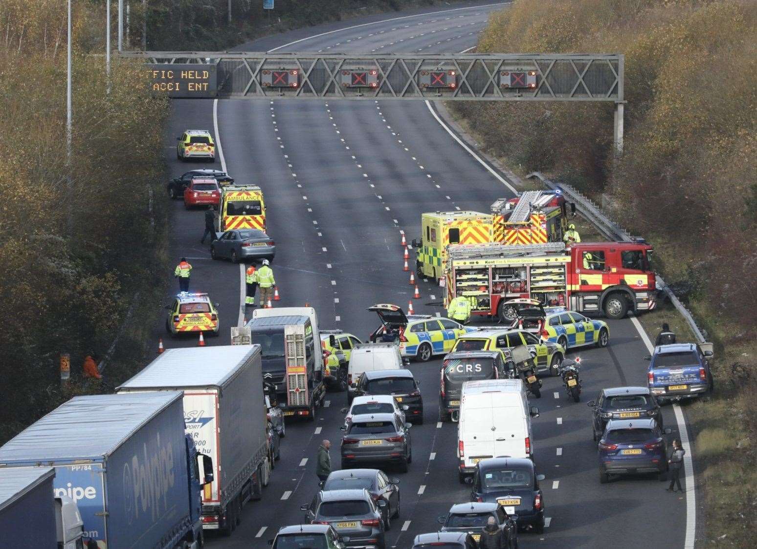 M2 Crash Today: Police Incident Blocks M2 and Causes Long Delays as Authorities Direct Traffic and Investigate the Ongoing Obstruction on Major Motorway